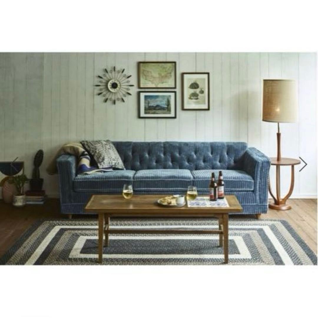 LAKEWOOD SOFA 3P BLUE GRAY アクメファニチャー