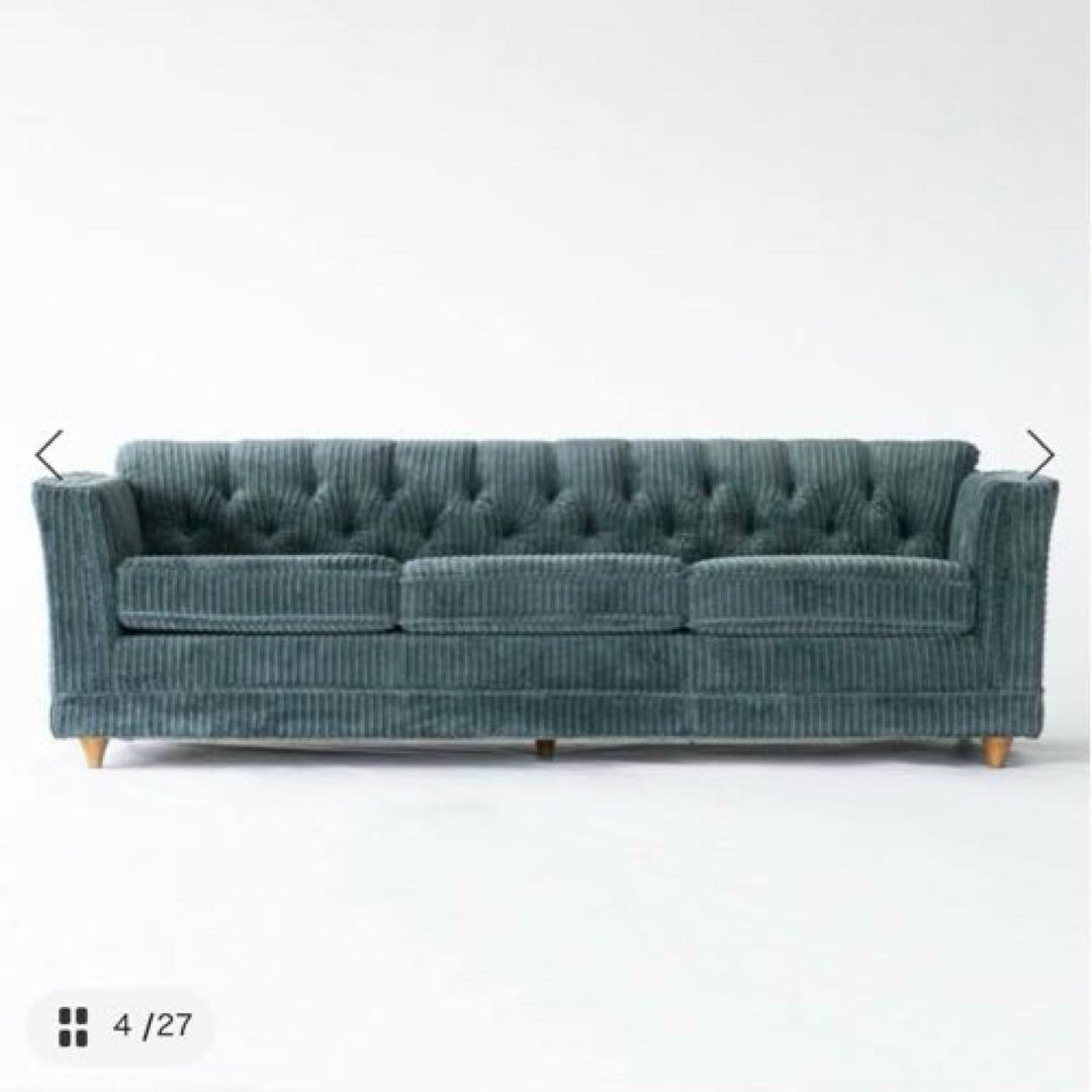 LAKEWOOD SOFA 3P BLUE GRAY アクメファニチャー
