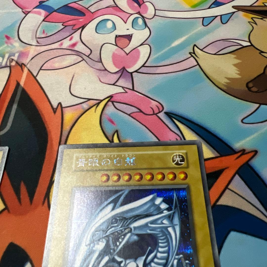 ブルーアイズホワイトドラゴン　シークレット　2枚セット