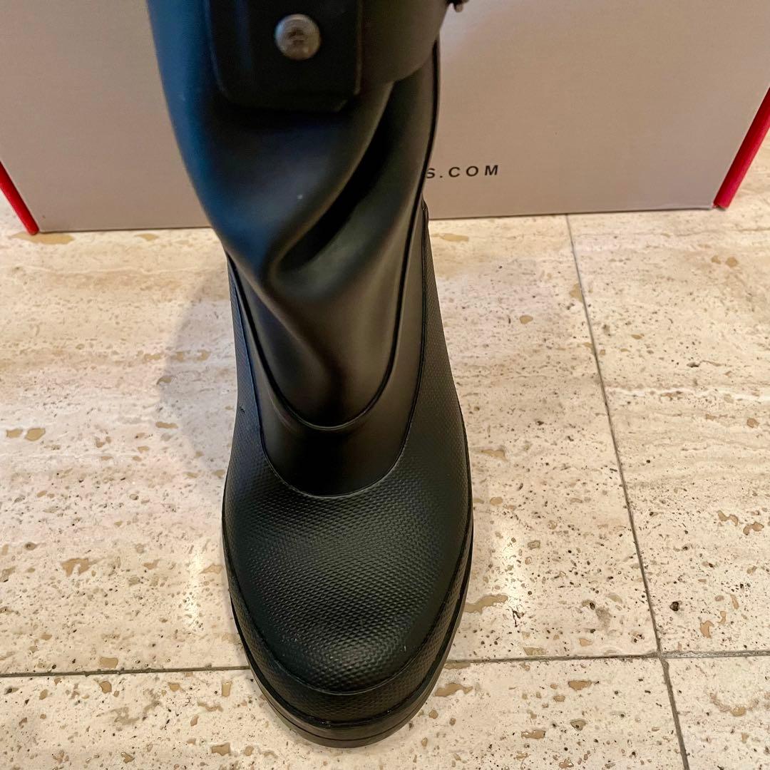 HUNTER ハンターオリジナル ガロッシュ アンクルベルト ヒールレインブーツ