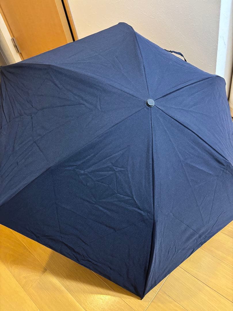 SUN BARRIER 100 ネイビー 折りたたみ傘