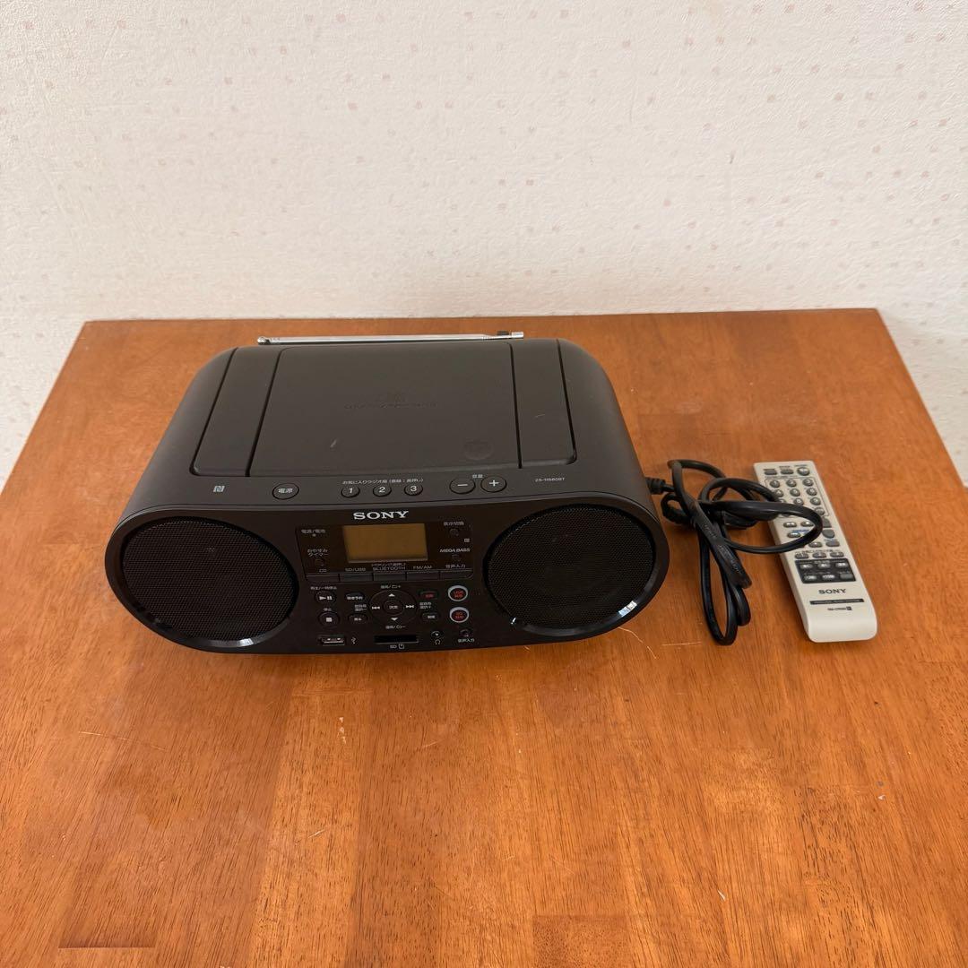 ● 美品 SONY ソニー CDラジカセ ZS-RS80BT ブラック