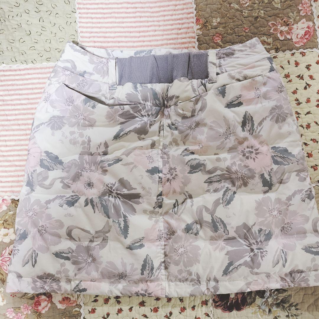 Callaway 花柄ダウンジャケットS ダウンスカートSSセット 冬ゴルフ