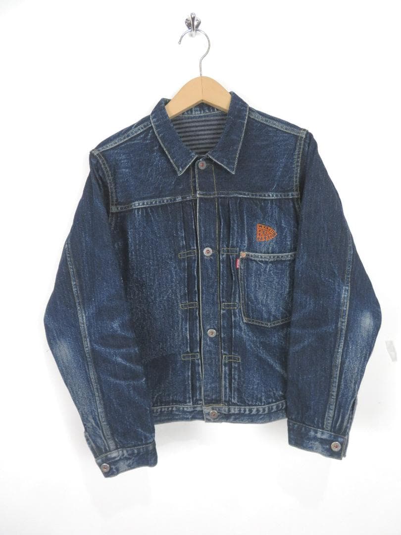【雰囲気抜群】グラフゼロ 1st 大戦モデル デニムジャケット 40 Gジャン