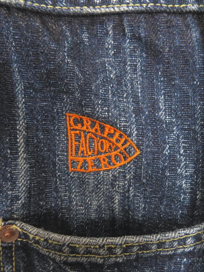【雰囲気抜群】グラフゼロ 1st 大戦モデル デニムジャケット 40 Gジャン