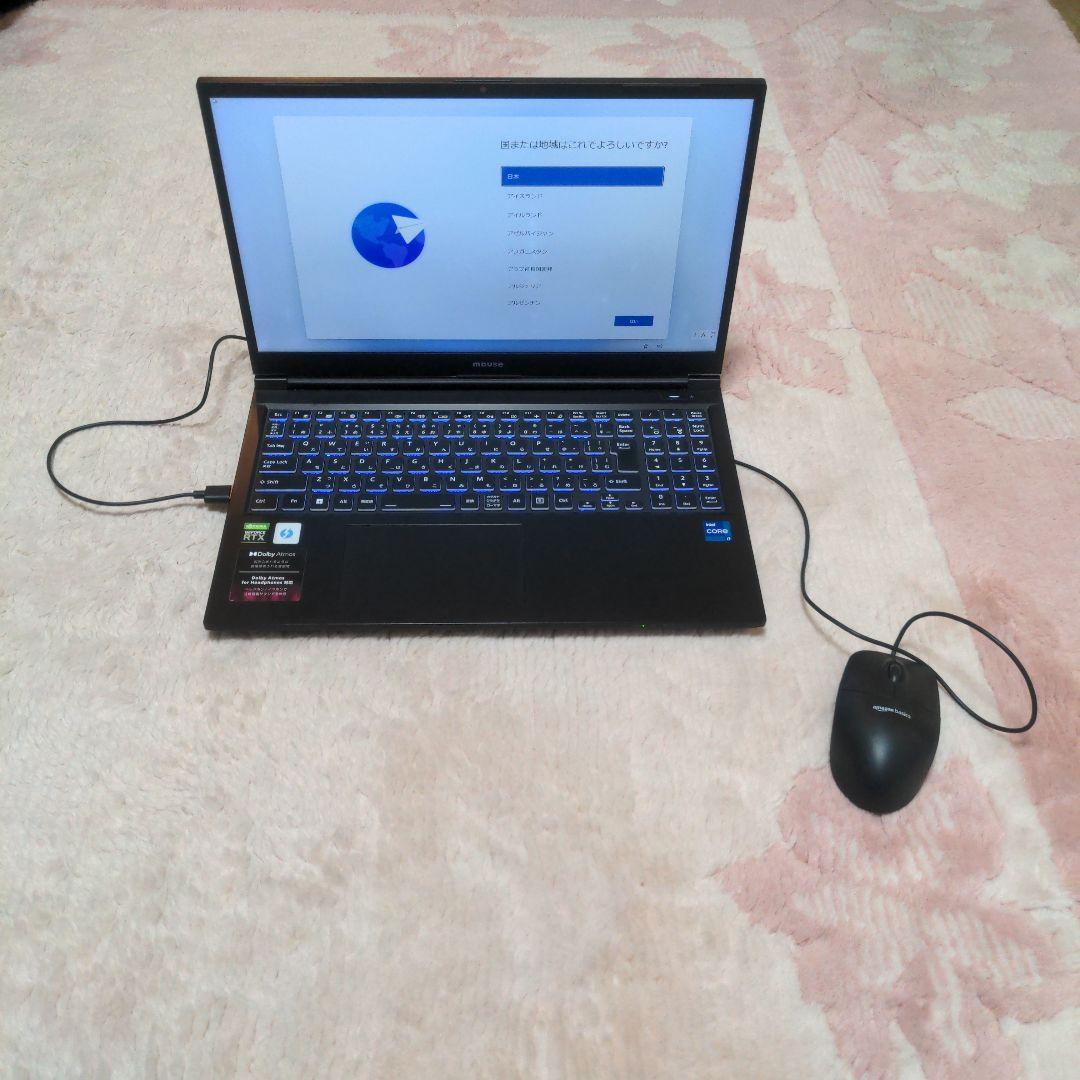 【マウス DAIV 5N】i7-12700H/32GB/RTX3060 AC付