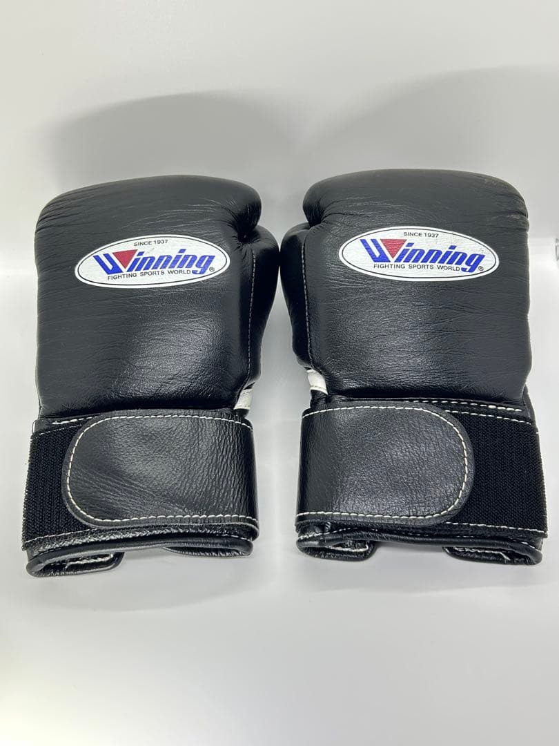 Winning ウイニング 6オンス 黒 お子様 女性 練習用ボクシンググローブ