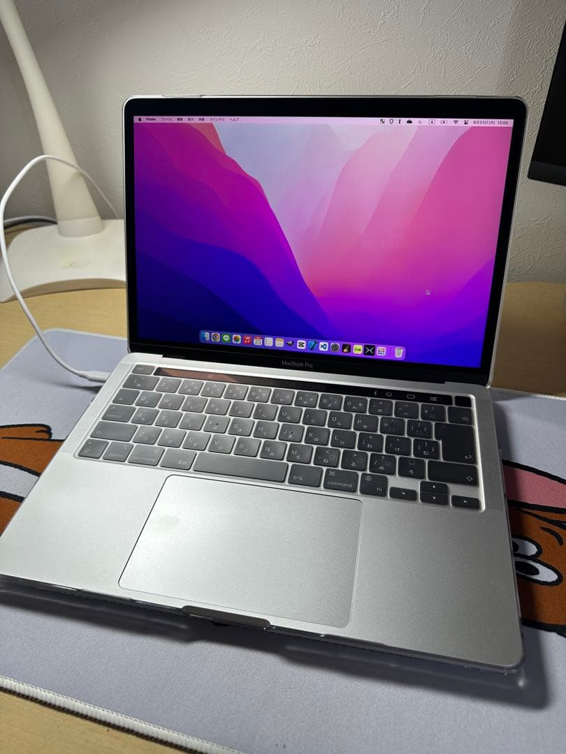 美品 MacBook Pro M2 2022 13インチ シルバー(おまけ付き)