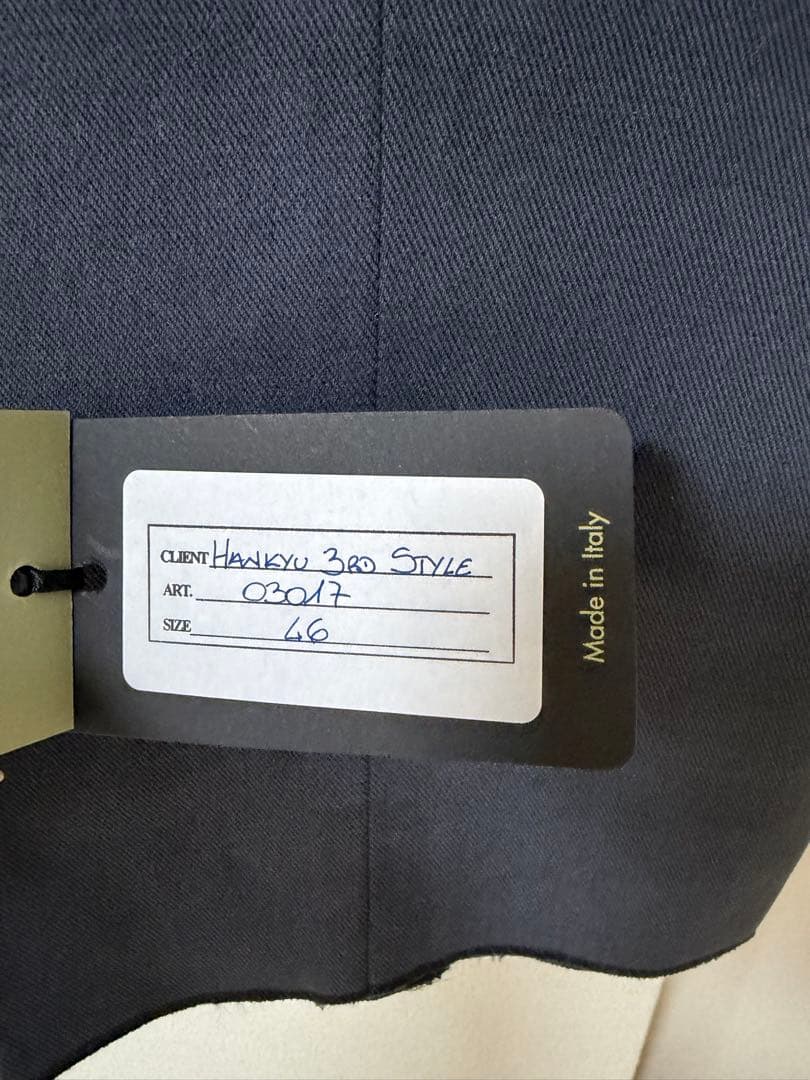 【新品】DALCUORE スラックス/コットンパンツ サイズ46/阪急購入