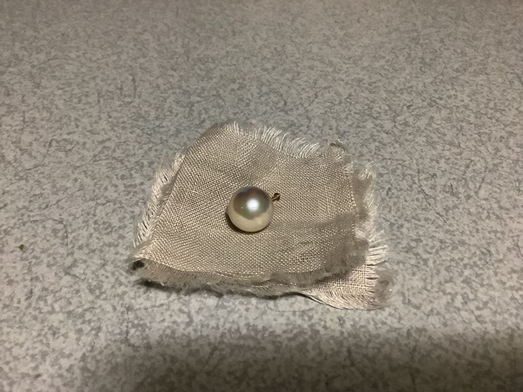 su Ha ピアス　“daughter” 真珠のシングルピアス /セミラウンド