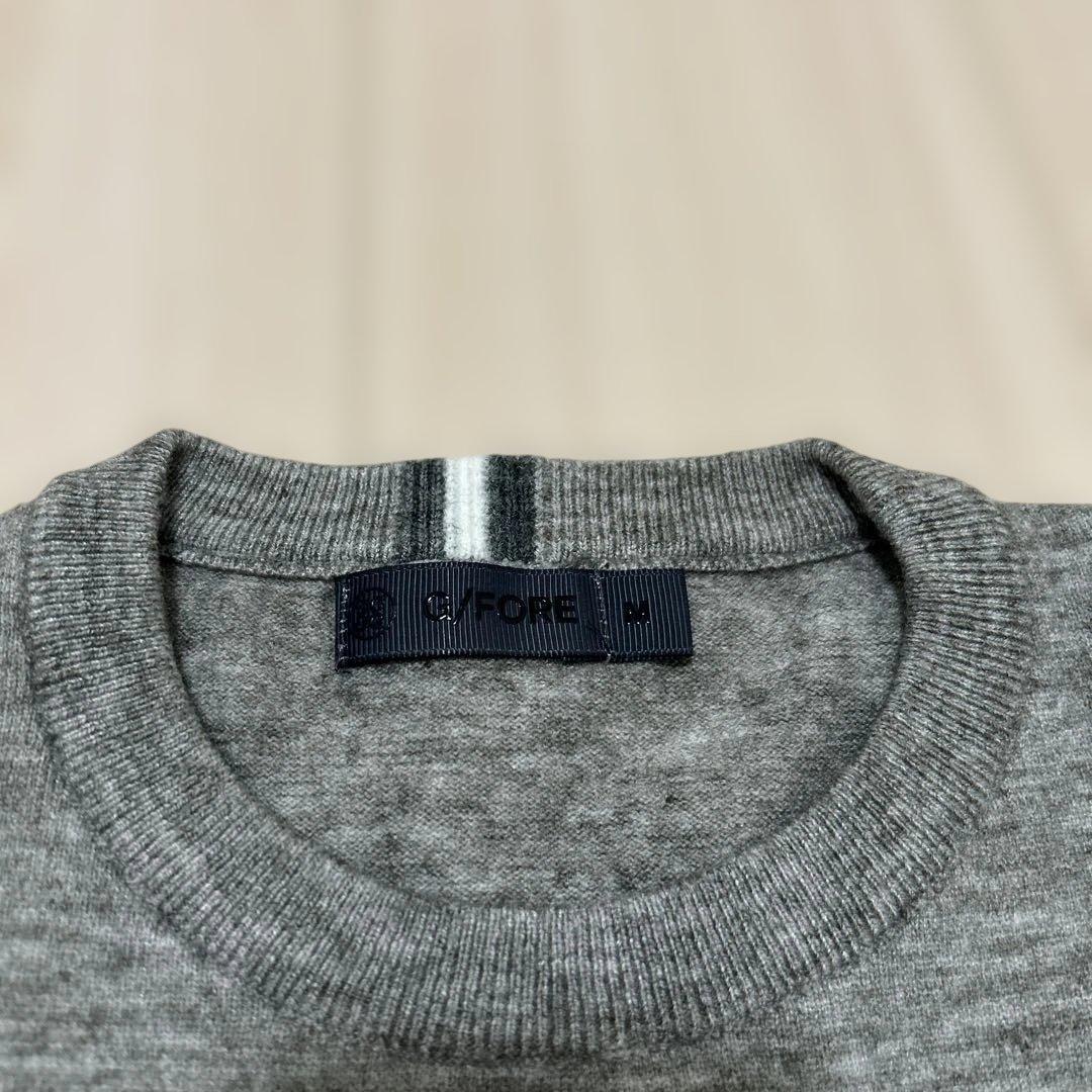 G/FOREグレー Mサイズ セーター ポリエステル100%