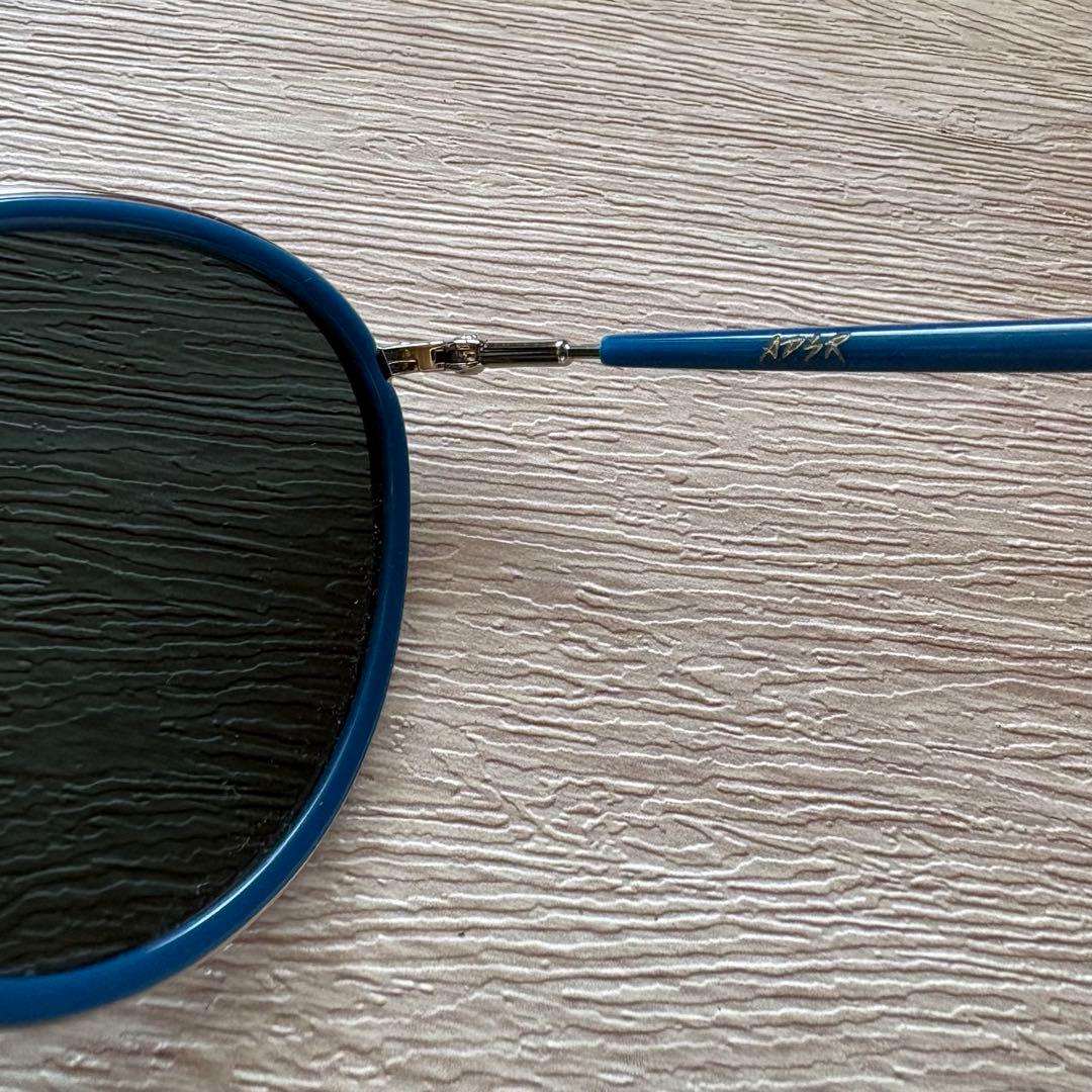 ADSR サングラス EVANS ネイビー ラウンド型