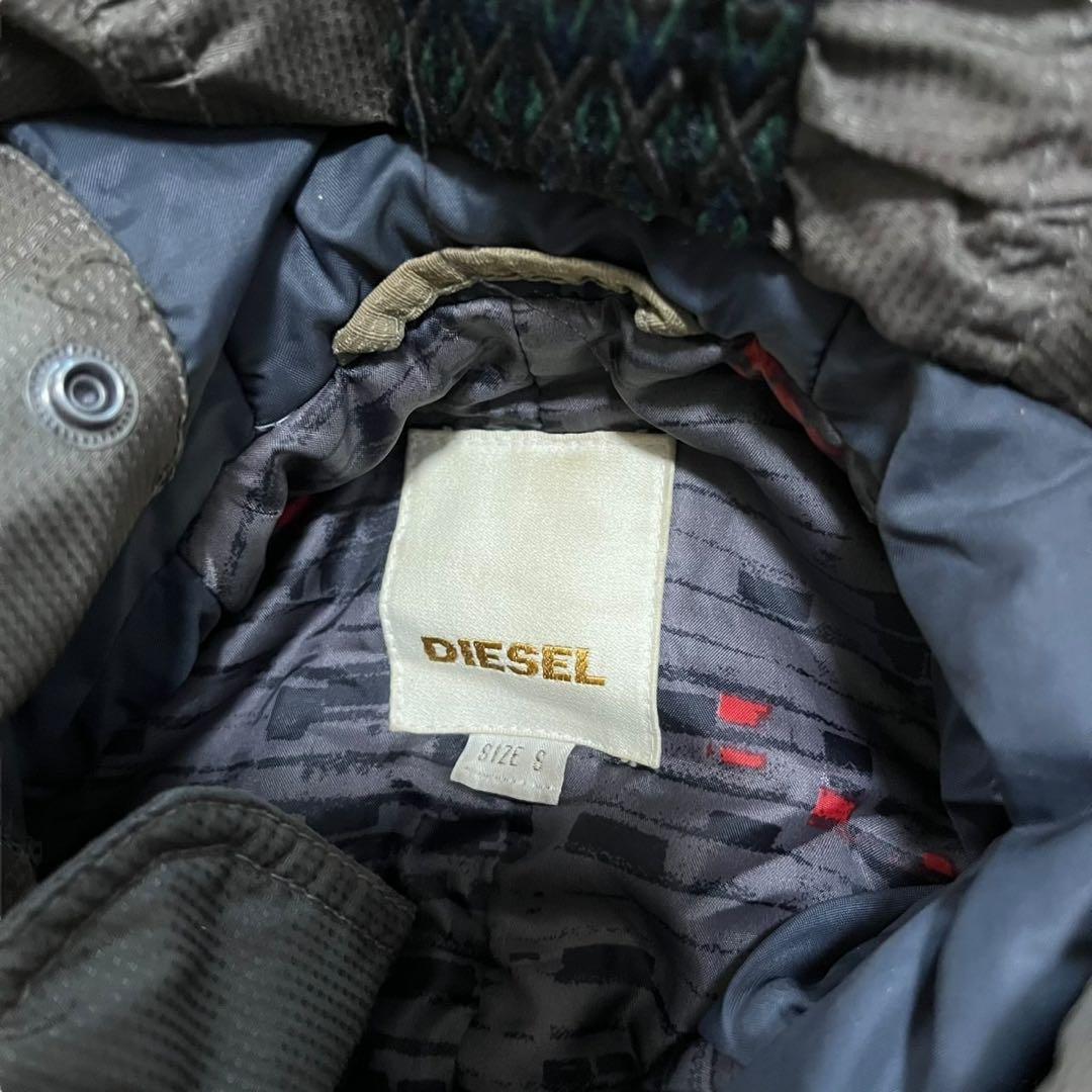 00s Y2K Diesel オリーブ パラシュート モッズコート