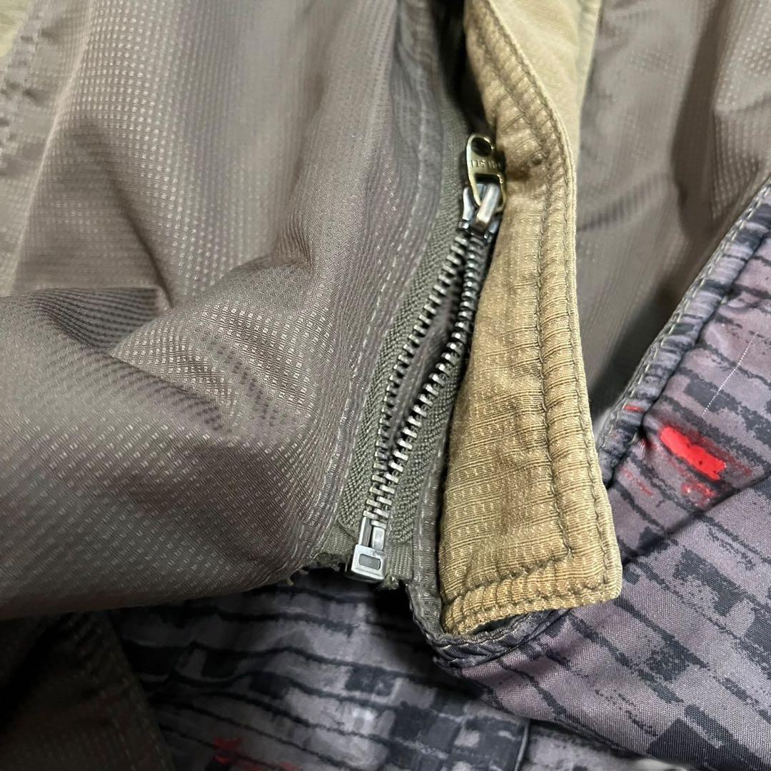 00s Y2K Diesel オリーブ パラシュート モッズコート