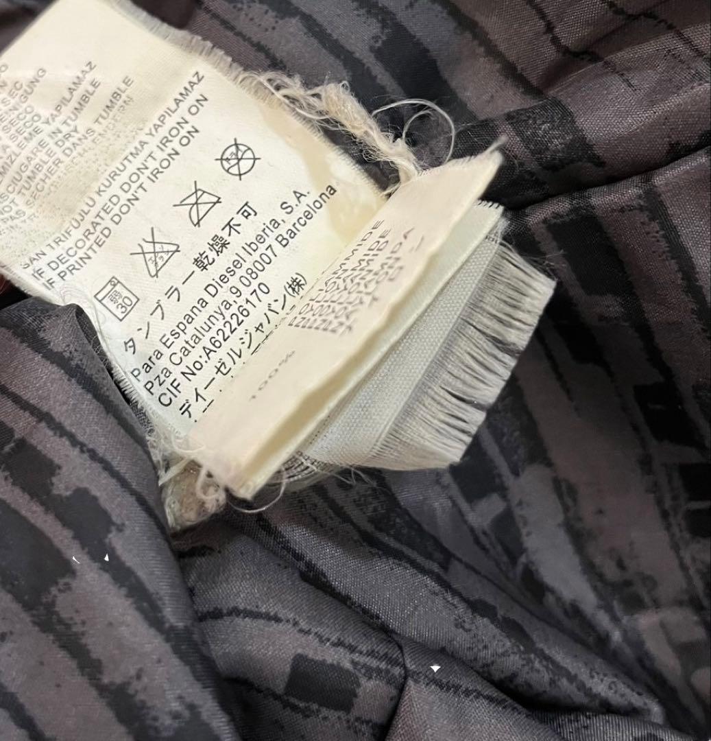 00s Y2K Diesel オリーブ パラシュート モッズコート