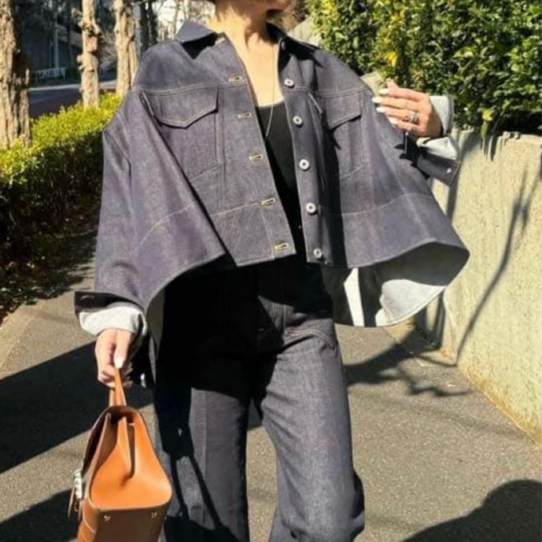 とらまる♡未着用♡完売品♡Cygne フレアデニムショートジャケット