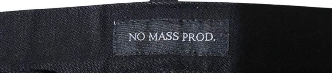 パンツ no mass prod 007GLM WAXED DENIM JEANS