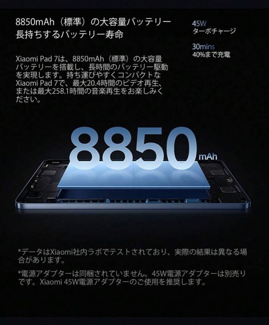 Xiaomi Pad 7 グローバル版 8GB+256GB グリーン