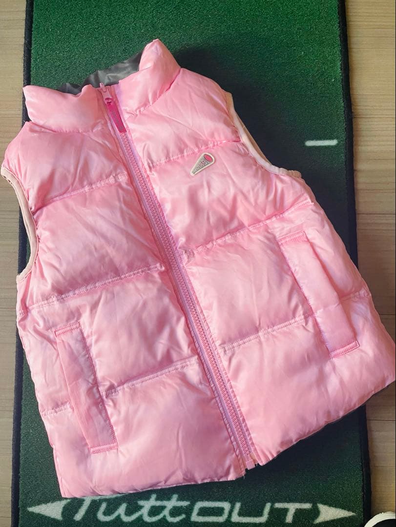 パーリーゲイツ　リバーシブルダウンベスト【美品】