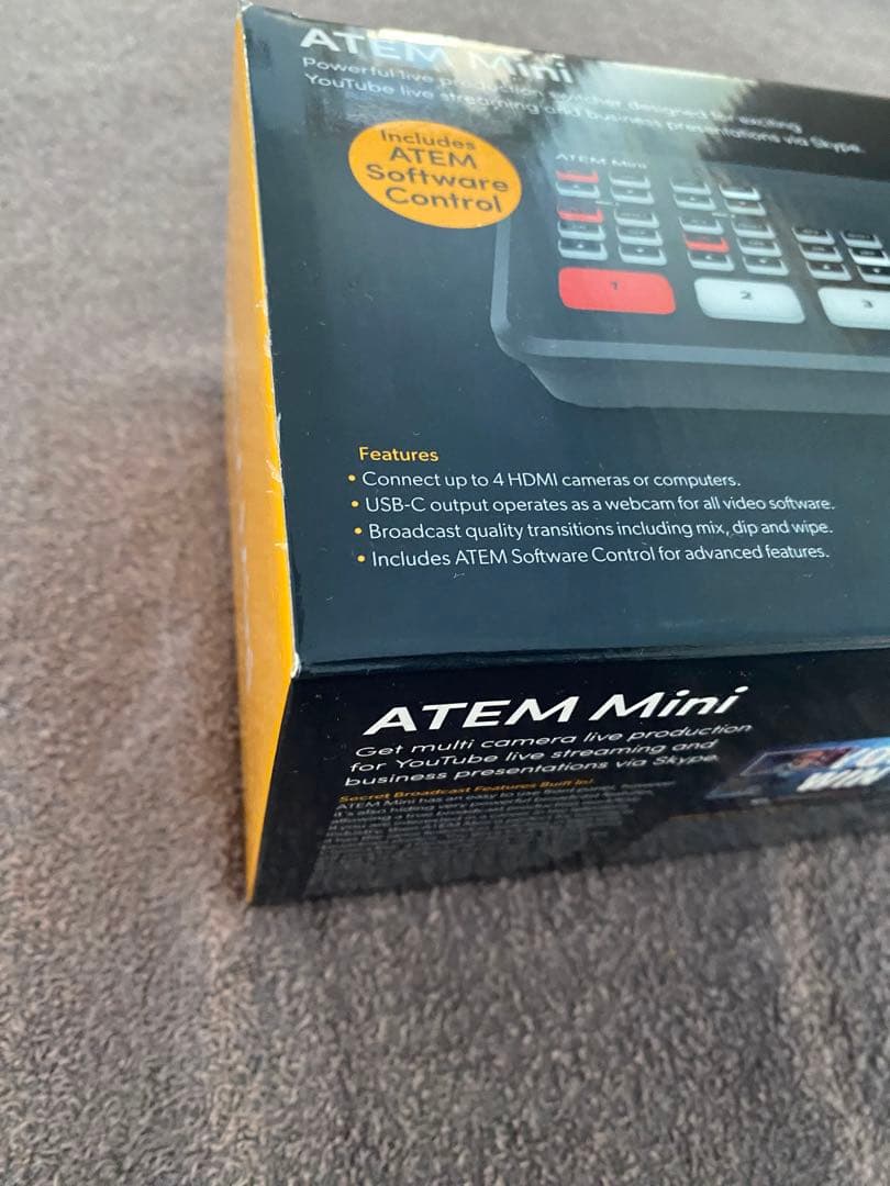 新品未使用　ビデオスイッチャー　ATEM Mini ブラックマジックデザイン