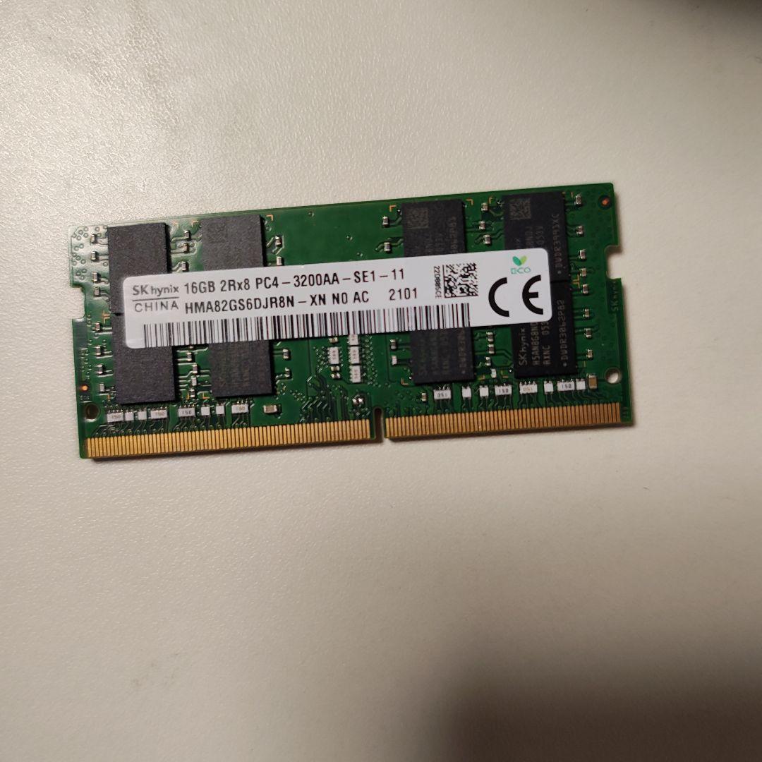 SK hynix 16GB DDR4 3200AA ノート用メモリー