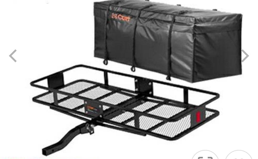 ヒッチキャリアセット CURT カーゴキャリア 18153防水バッグ 折り畳可