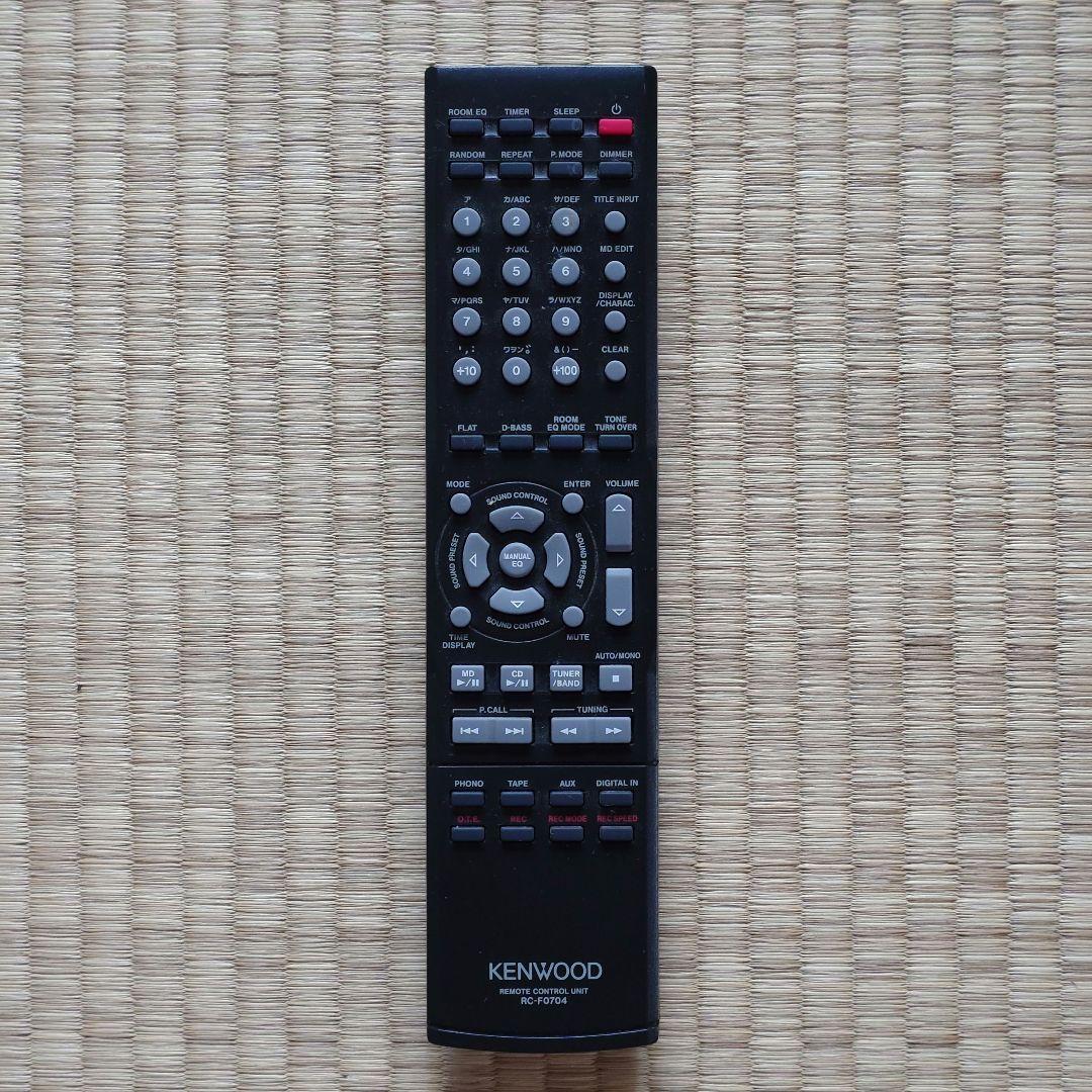 KENWOOD CD/MD/レシーバー R-K700　 2010年製