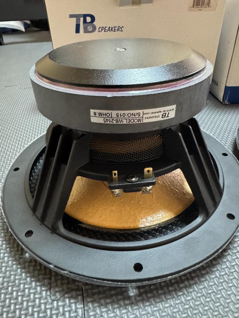 未使用 Tang Band W8-2145 20cmフルレンジユニット 8インチ