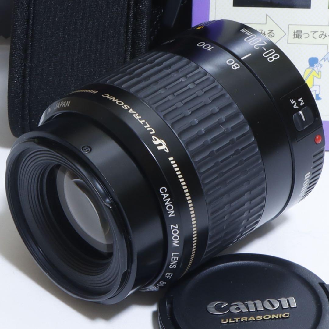 ★スマホに送れる一眼レフ★WiFi&望遠★ キャノン EOS Kiss Xセット