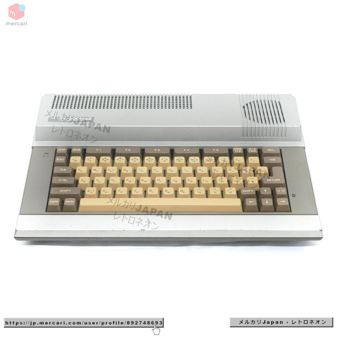 NEC PC-6001mkII 新しい電源 メカニカルスイッチ フルメンテナンス