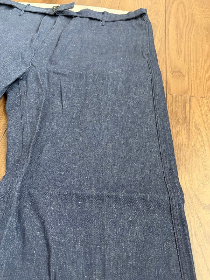 ヴィンテージ デニムワークパンツ フレンチヴィンテージ 40s 50s