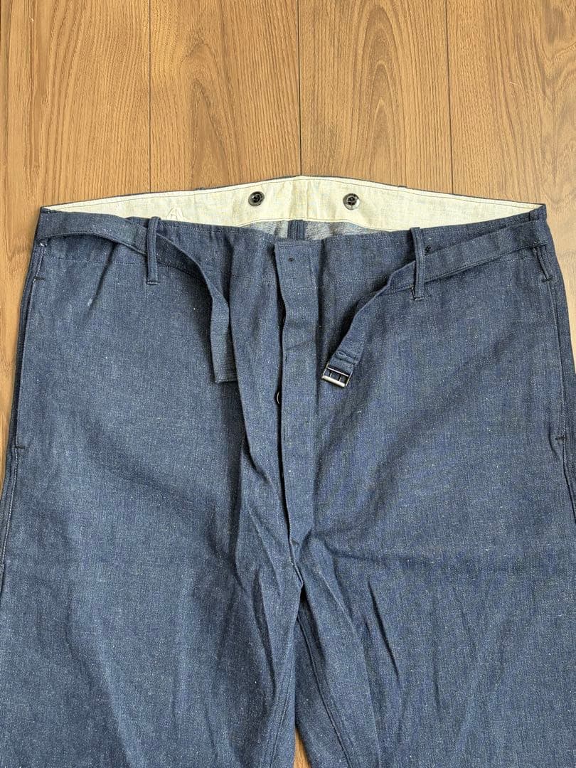 ヴィンテージ デニムワークパンツ フレンチヴィンテージ 40s 50s