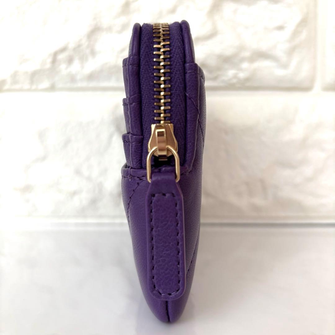 ✨大人気✨CHANEL 19 ジップケース パープル
