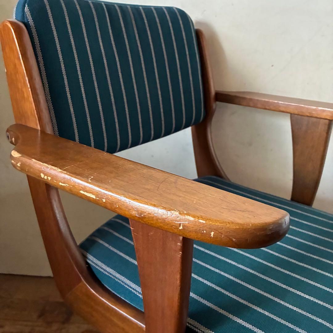 国産ヴィンテージ デスクチェア キャスター レトロ アンティーク