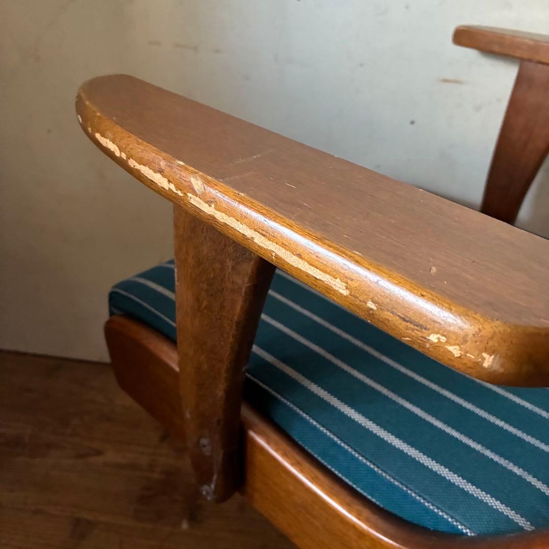 国産ヴィンテージ デスクチェア キャスター レトロ アンティーク