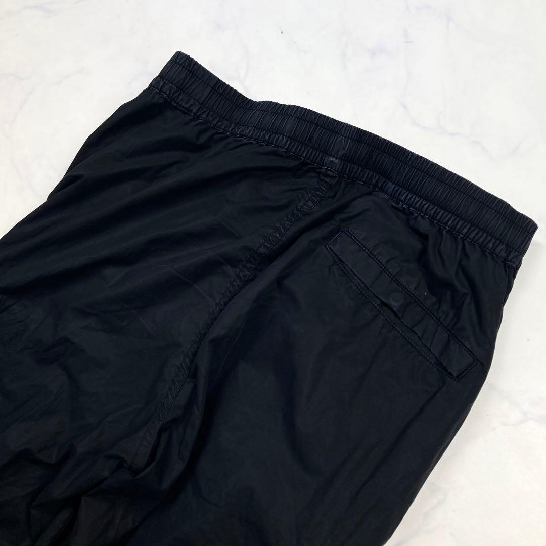 ストーンアイランド コットンポプリン シャーリング テーパード カーゴパンツ