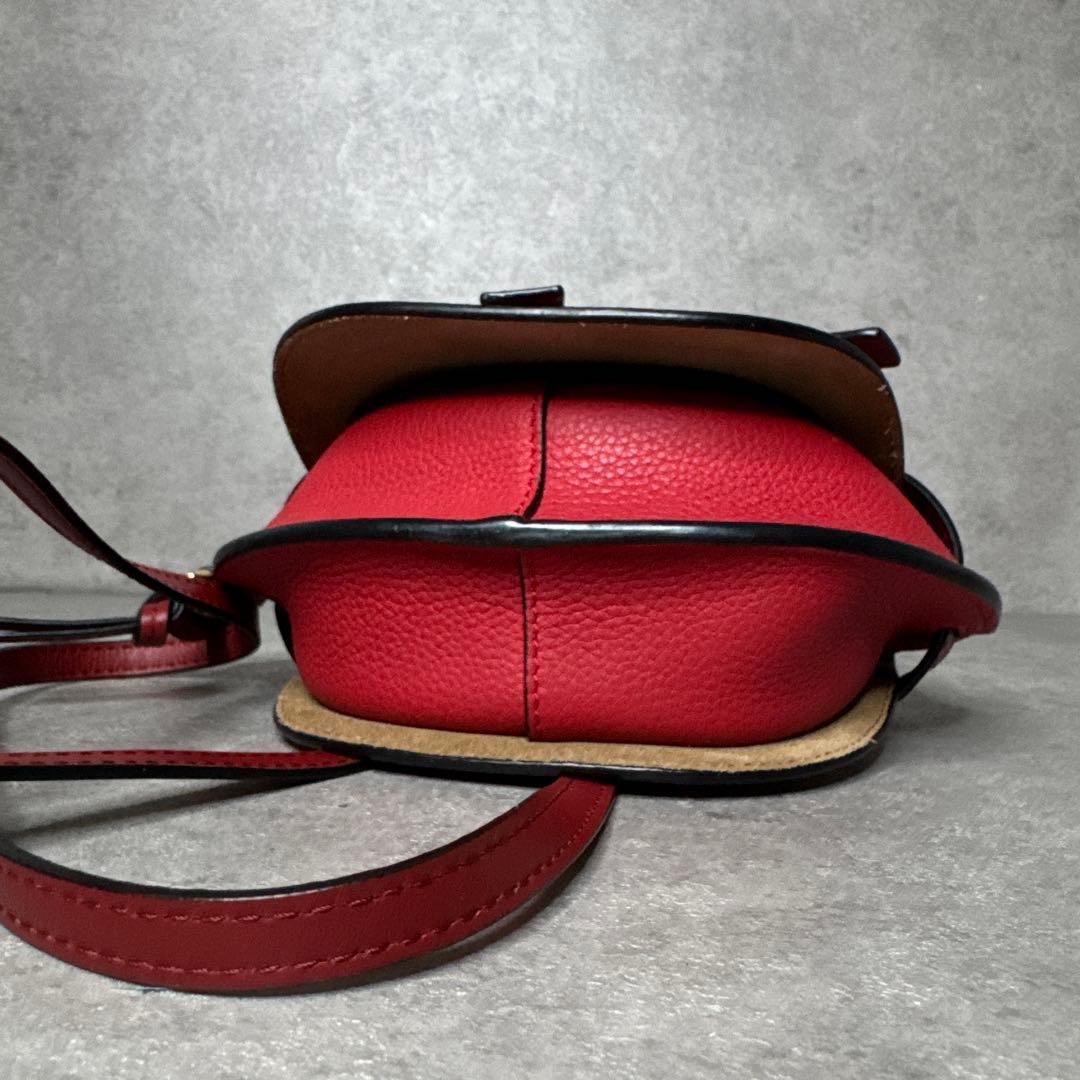 新品！LOEWE ロエベ　ミニゲート　レッド　ミニレザーショルダーバッグ