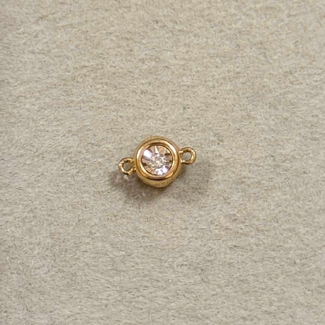 へー太郎　K18ネックレスパーツ　チャーム　18金　ダイヤモンド付き