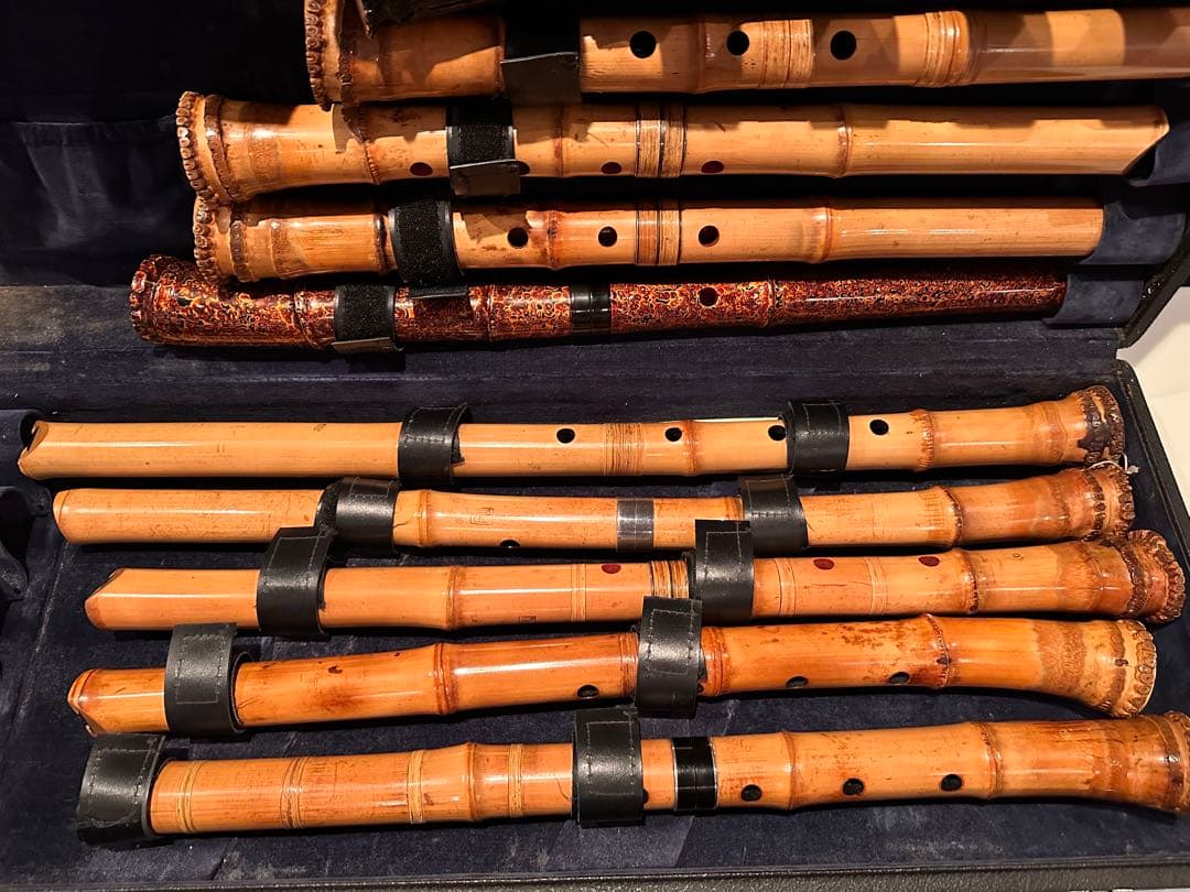 尺八 セット 竹製 和楽器 ケース付き