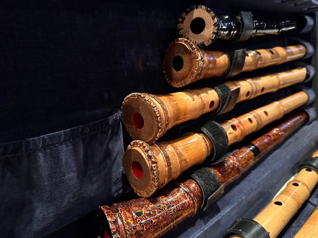 尺八 セット 竹製 和楽器 ケース付き