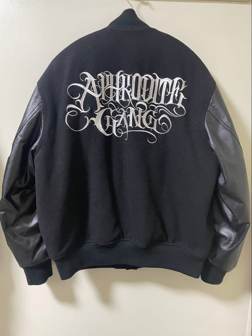 美品　budspool gakkin 舐達麻バッズガッキン　スタジャンレザー牛革