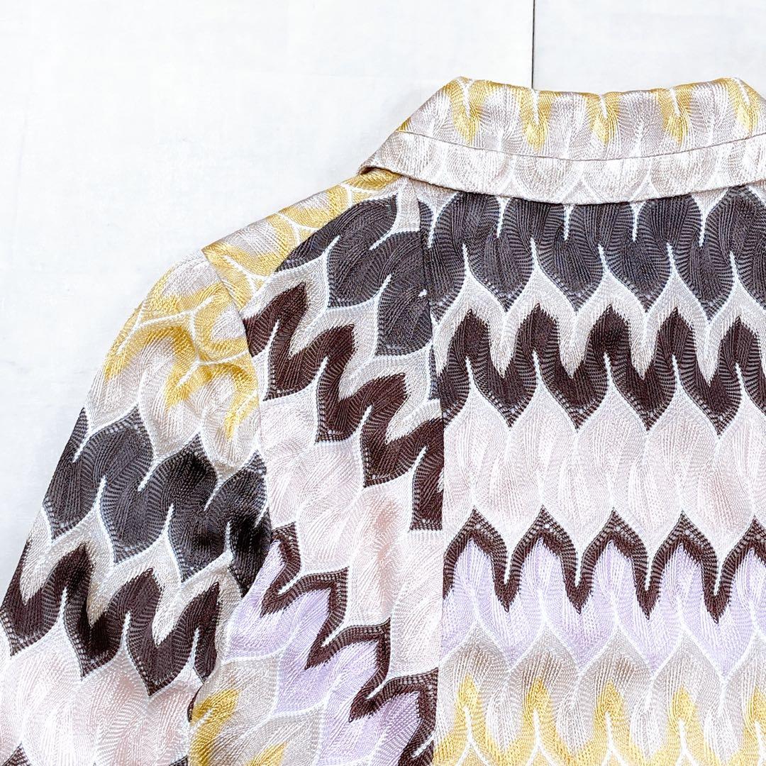 タグ付未使用 ミッソーニ 大きいサイズLL 総刺繍 ジャケット