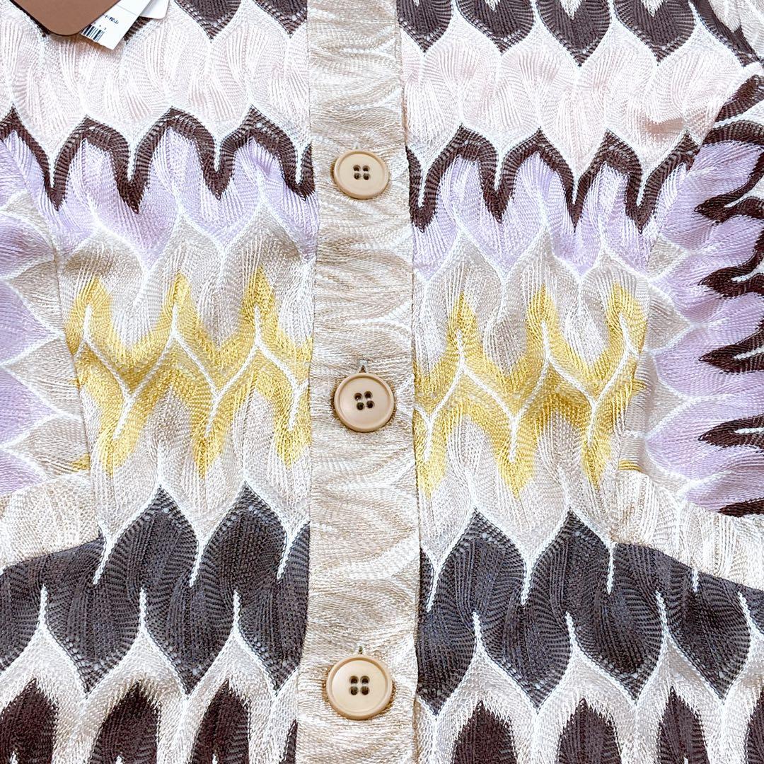 タグ付未使用 ミッソーニ 大きいサイズLL 総刺繍 ジャケット