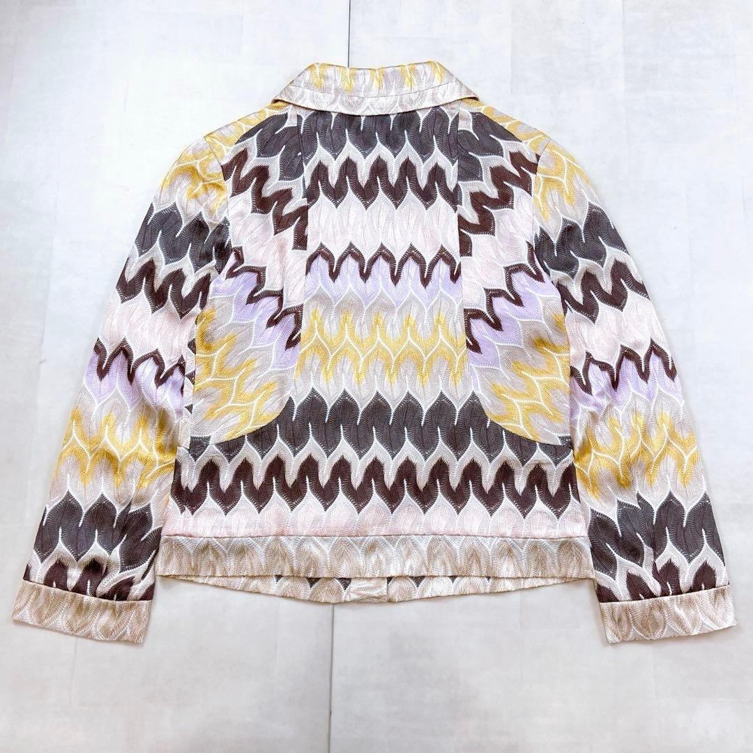 タグ付未使用 ミッソーニ 大きいサイズLL 総刺繍 ジャケット