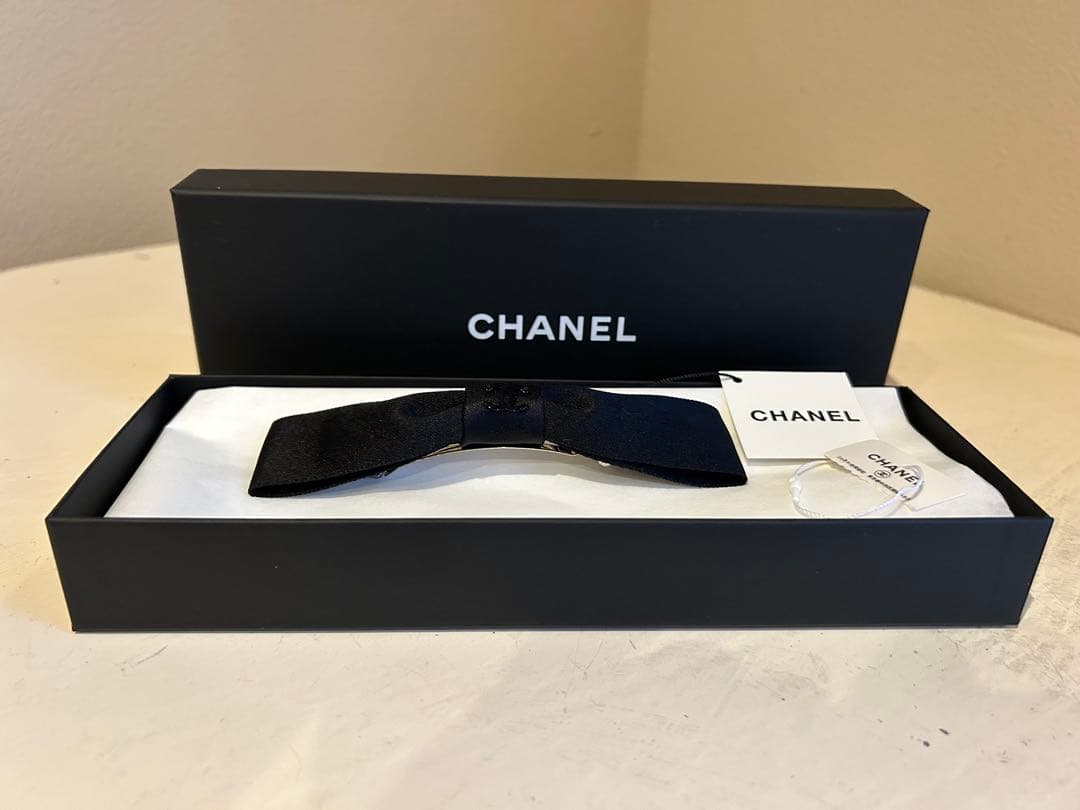 シャネル リボン バレッタ