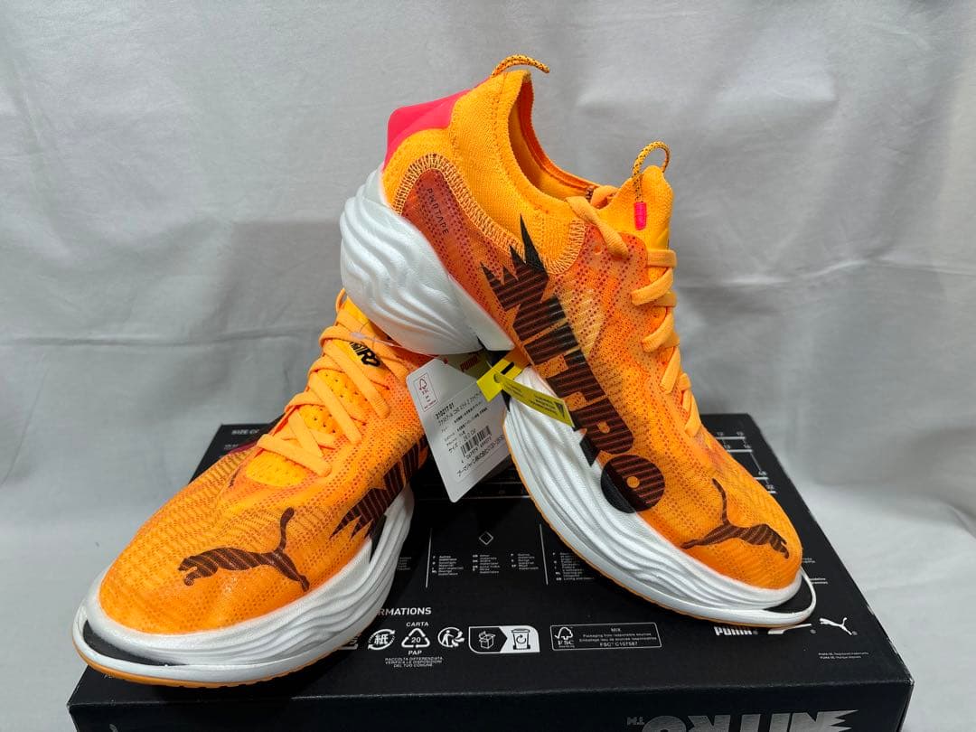 puma fast-r ニトロエリート 2 オレンジ 26 ニトロ　nitro