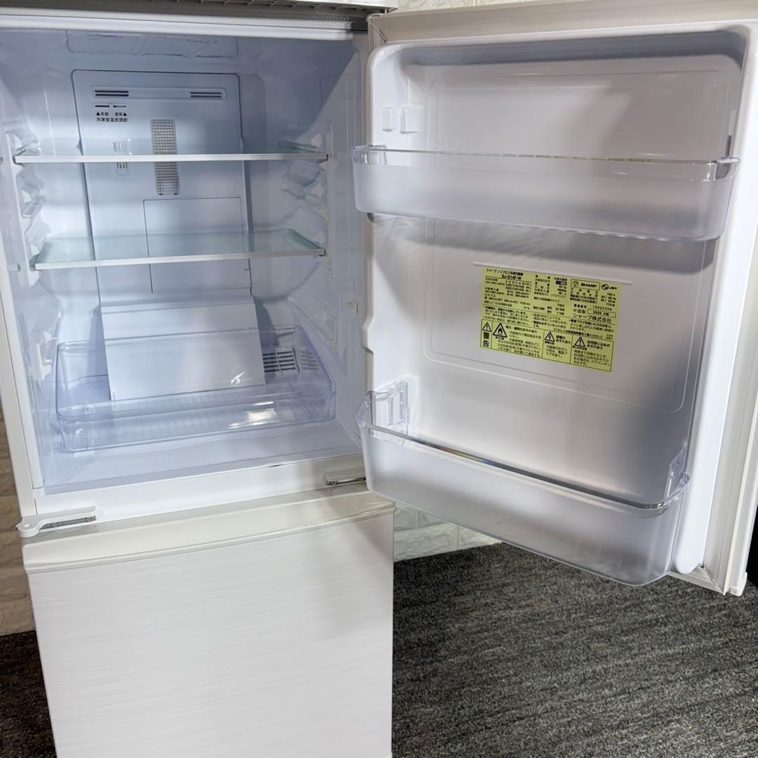 SHARP 生活家電 2点セット 冷蔵庫 137L 洗濯機 4.5kg C126
