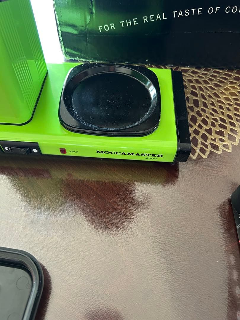 お値下げ済　Moccamaster コーヒーメーカー グリーン