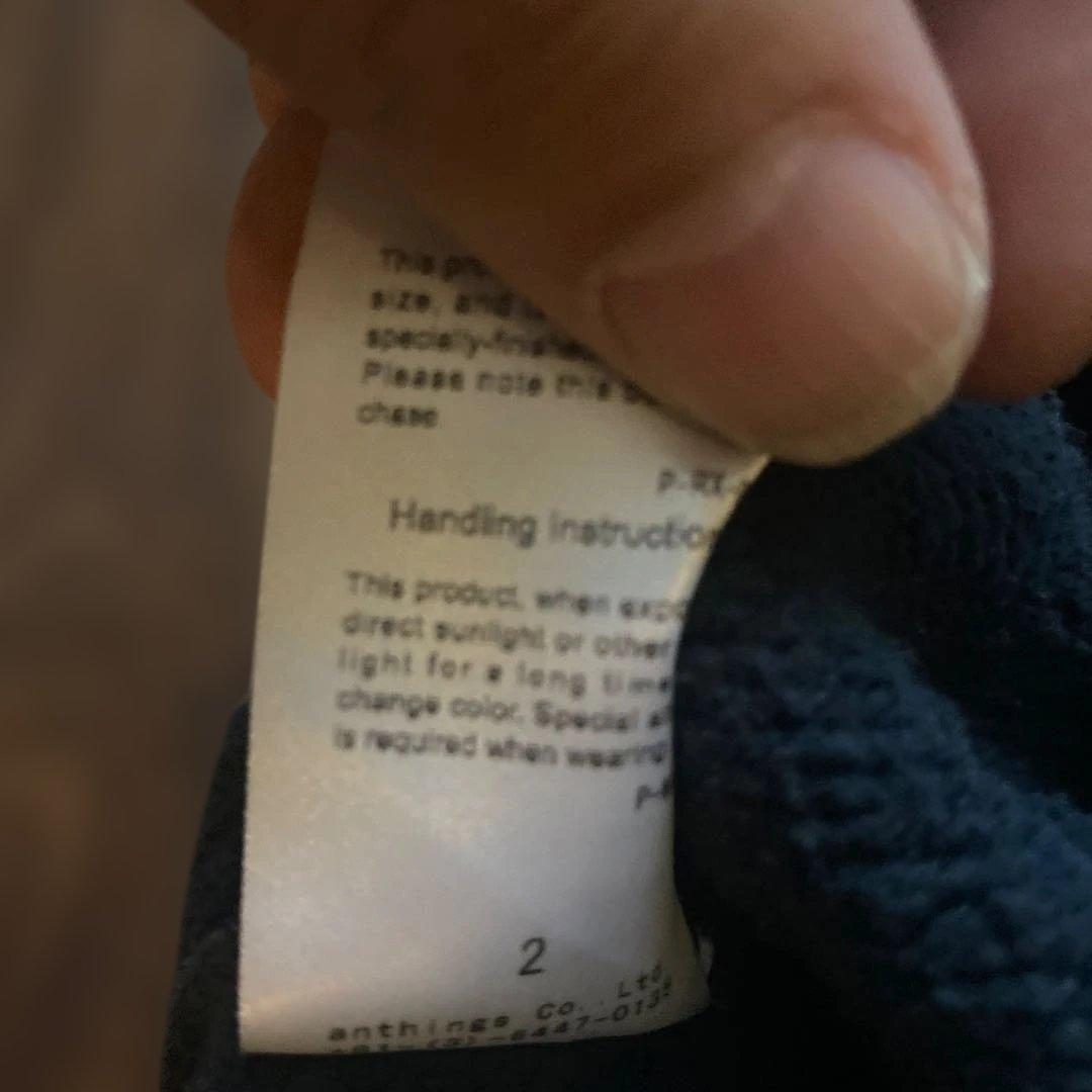 トップス a.presse 24AW Vintage Sweatshirt BLACK 2