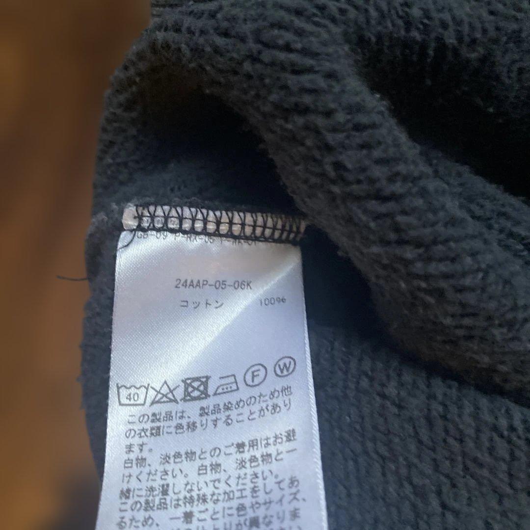 トップス a.presse 24AW Vintage Sweatshirt BLACK 2